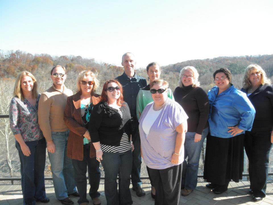 New River UniServ members at leadership retreat